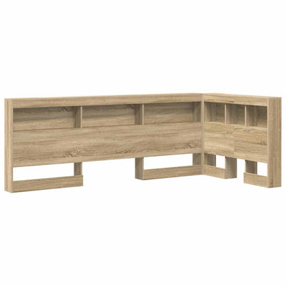 Opbevaringshovedgavl Med Hylde Sonoma-eg 90 Cm Konstrueret Træ - Billede 2