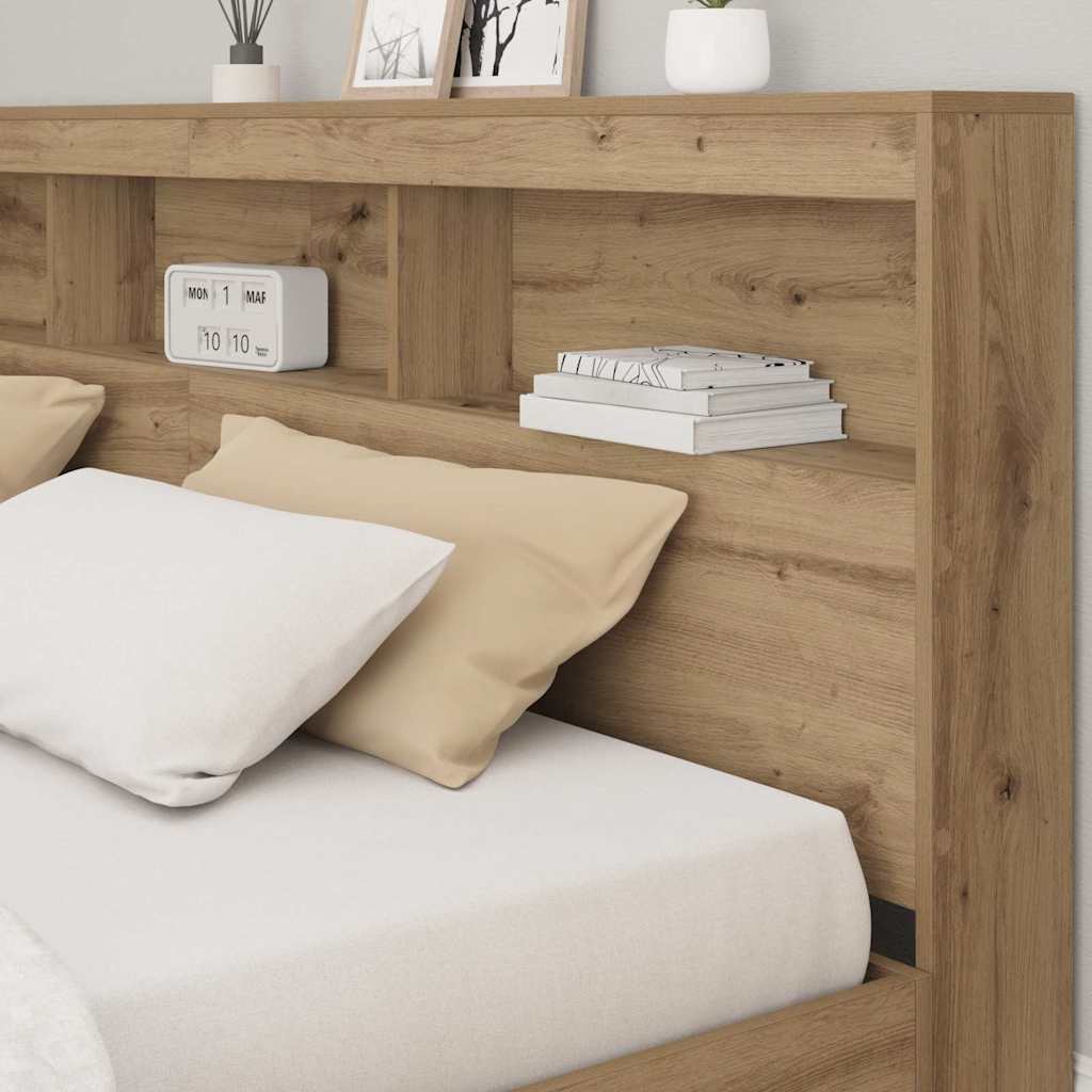 Opbevaringshovedgavl Artisan Eg 200 Cm Konstrueret Træ - Billede 4