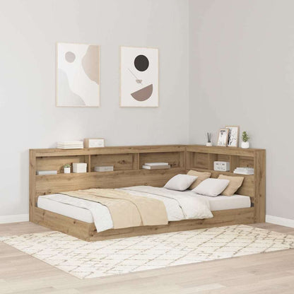 Opbevaringshovedgavl Artisan Eg 120 Cm Konstrueret Træ - Hovedbillede