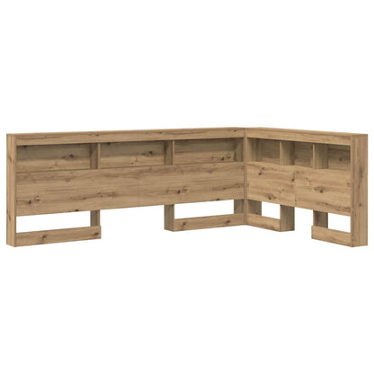 Opbevaringshovedgavl Artisan Eg 120 Cm Konstrueret Træ - Billede 2