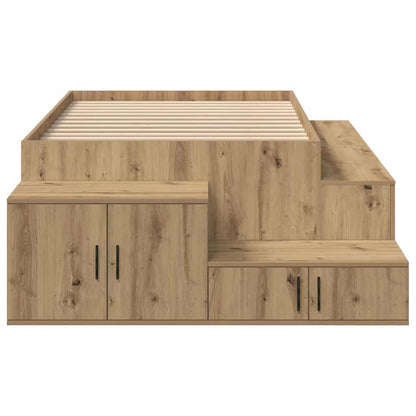 Seng Med Opbevaring Med Skuffe Artisan Eg 244 X 127 X 53.5 Cm - Billede 8