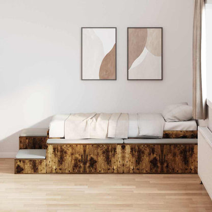 Seng Med Opbevaring Konstrueret Træ - Variant 3335593