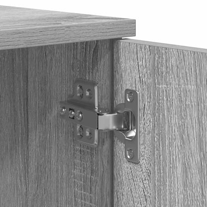 Seng Med Opbevaring Med Dør Grå Sonoma-eg 234 X 103 X 53.5 Cm - Billede 12