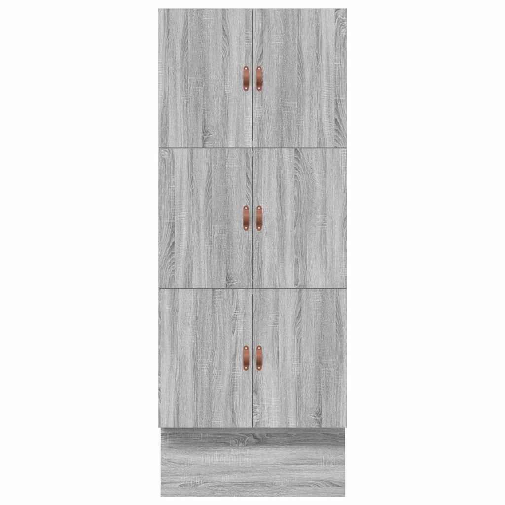 Seng Med Opbevaring Med Dør Grå Sonoma-eg 236.5 X 80 X 31.5 Cm - Billede 11