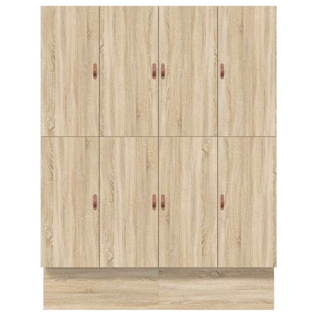 Seng Med Opbevaring Med Skuffe Sonoma Eg 236.5 X 200 X 31.5 Cm - Billede 10