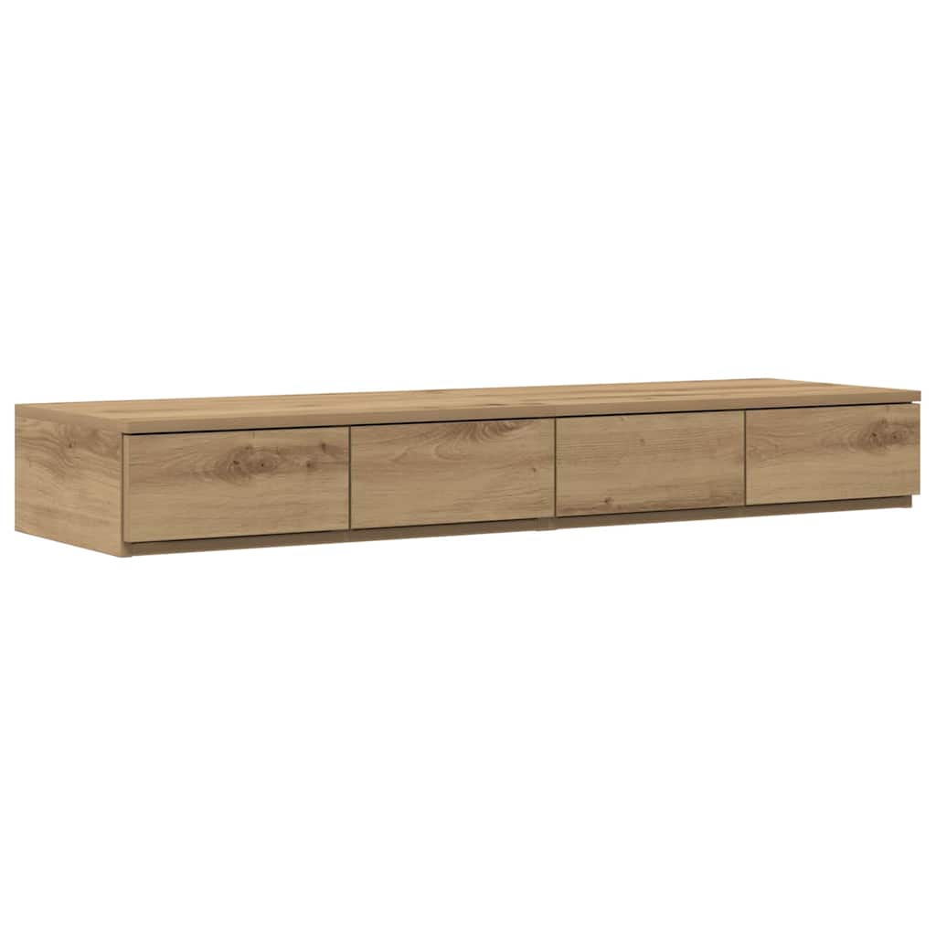 Seng Med Opbevaring Med Skuffe Artisan Eg 236.5 X 120 X 31.5 Cm - Billede 2