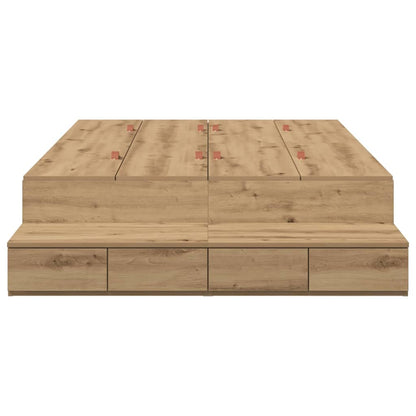 Seng Med Opbevaring Med Skuffe Artisan Eg 236.5 X 120 X 31.5 Cm - Billede 7