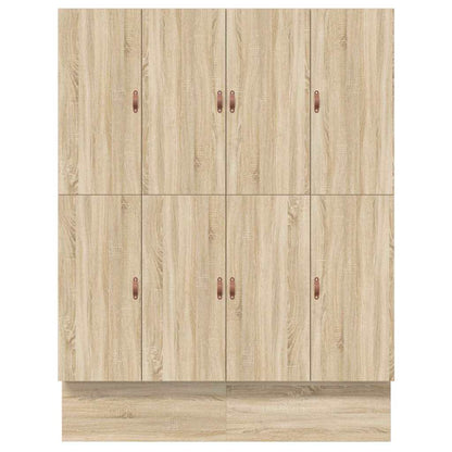 Seng Med Opbevaring Med Skuffe Sonoma Eg 236,5 X 180 X 31,5 Cm - Billede 6