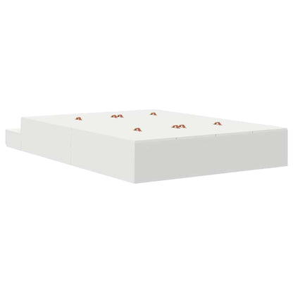 Seng Med Opbevaring Hvid 226,5 140 31,5 Cm Konstrueret Træ - Billede 10