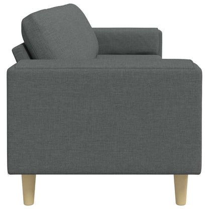 Sofa Sæt Mørkegrå Stof - Billede 5