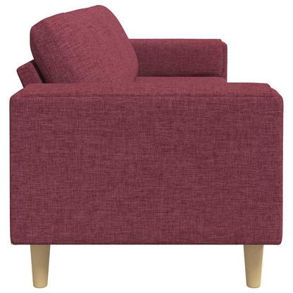 Sofa Sæt Vinrød Stof - Billede 5