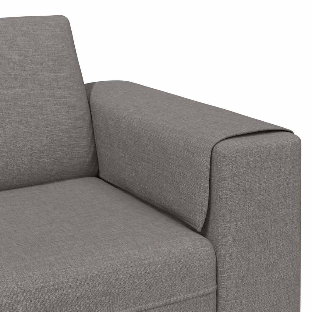 Sofa Sæt Gråbrun Stof - Billede 7