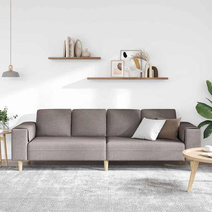 Sofa Sæt Gråbrun Stof - Billede 3