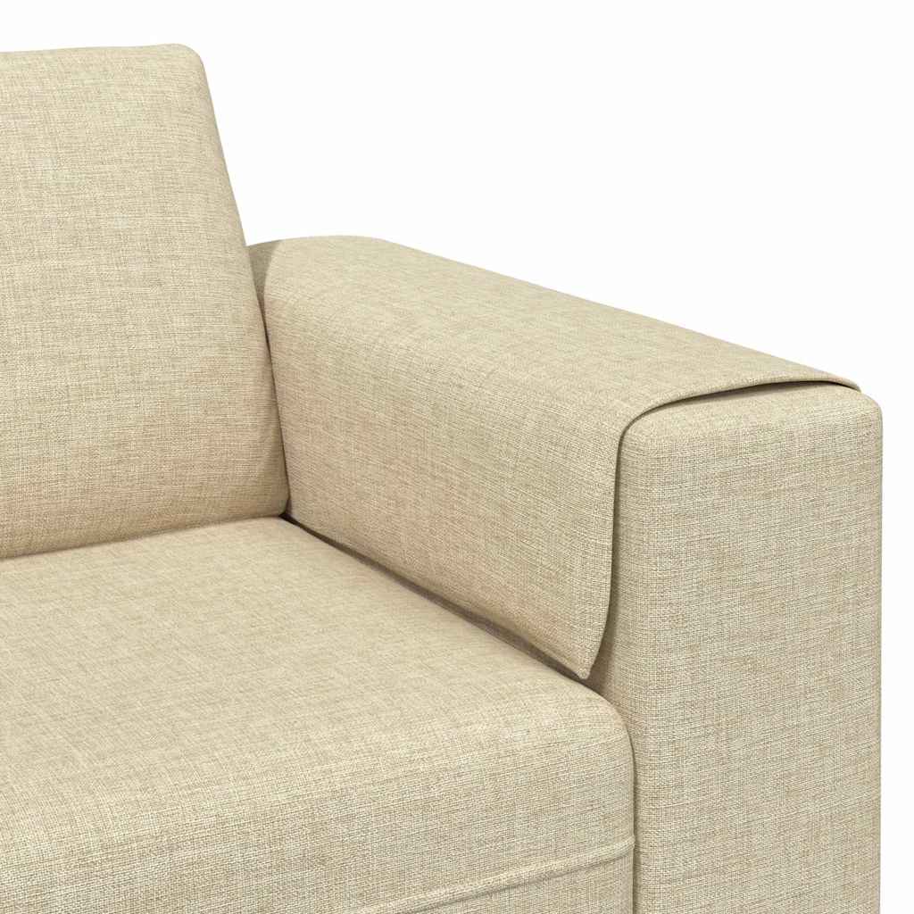 Sofa Sæt Creme Stof - Billede 7