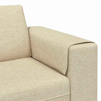 Sofa Sæt Creme Stof - Billede 7