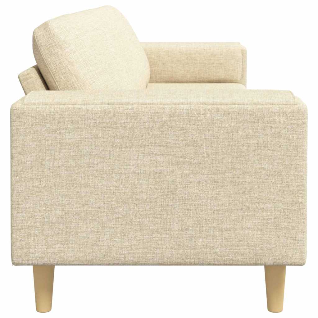 Sofa Sæt Creme Stof - Billede 5