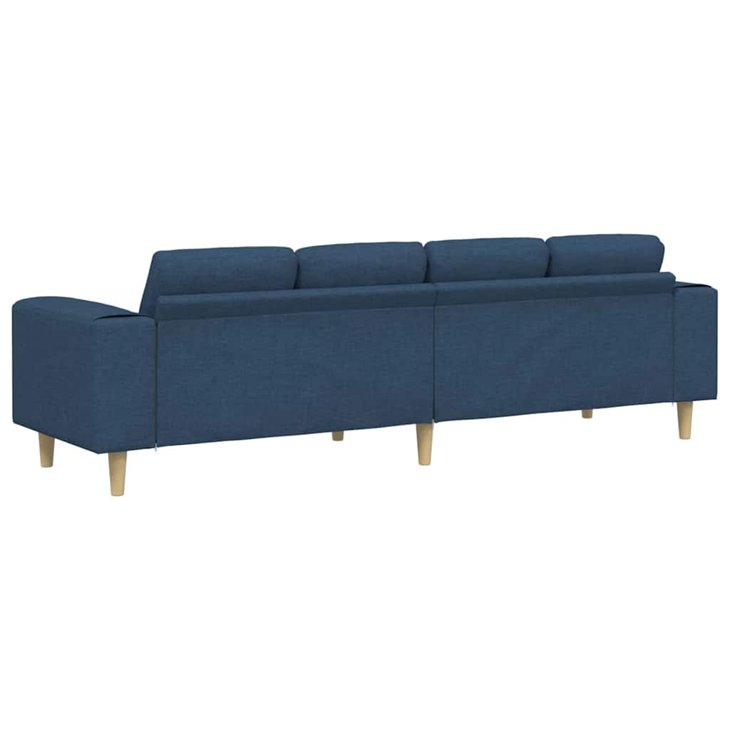 Sofa Sæt Blå Stof - Billede 6