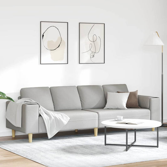 Sofa Sæt Sky Grey Stof - Hovedbillede