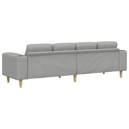 Sofa Sæt Sky Grey Stof - Billede 6