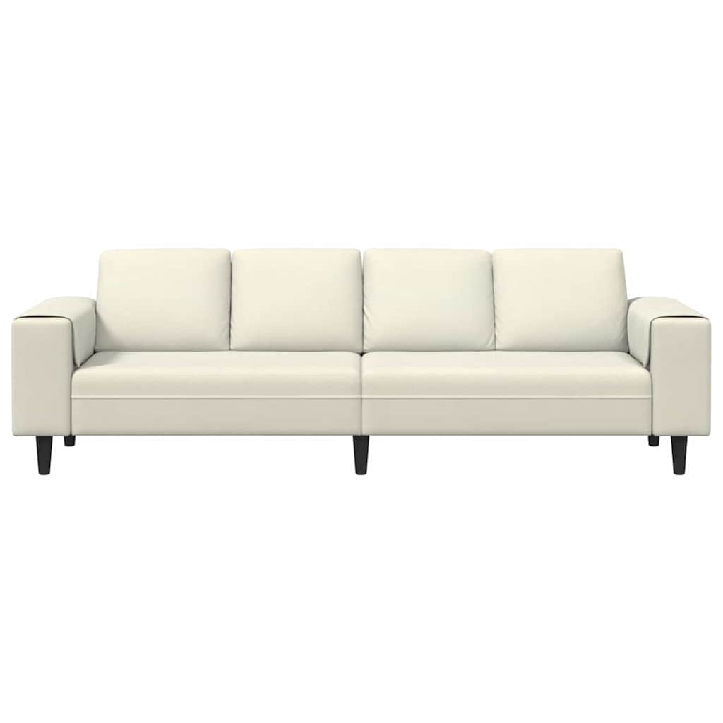 Sofa Sæt Creme Fløjl - Billede 4