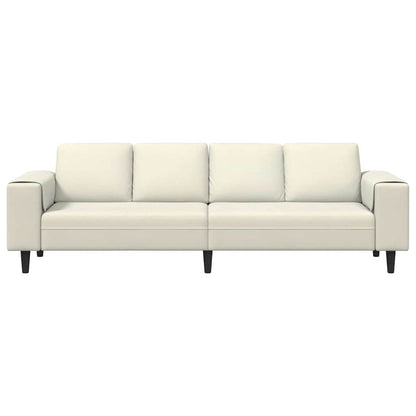Sofa Sæt Creme Fløjl - Billede 4