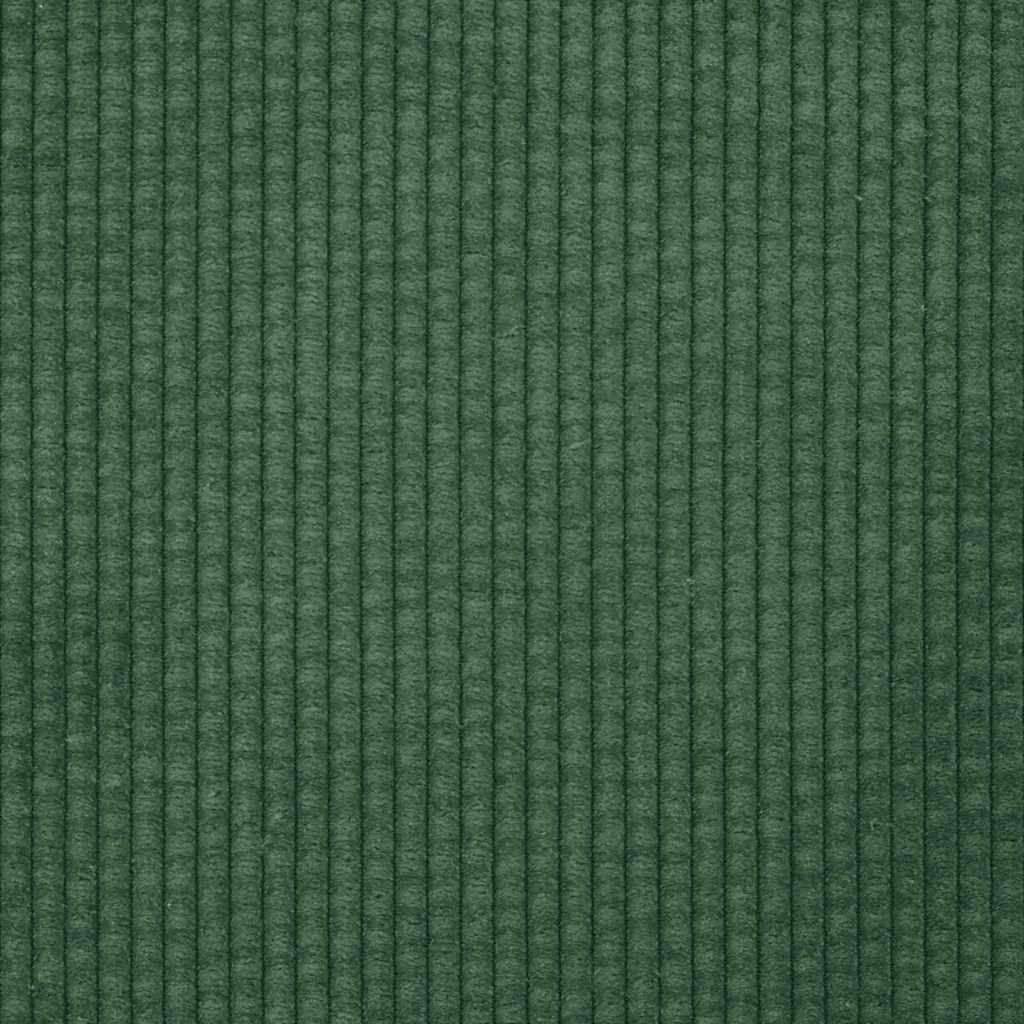Stof Sofa Med Pude Mørkegrøn 208 Cm Corduroy Stof - Billede 8