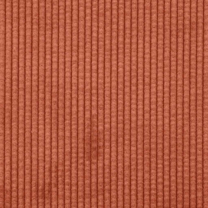 Stof Sofa Med Pude Rød Orange Corduroy Stof - Billede 8