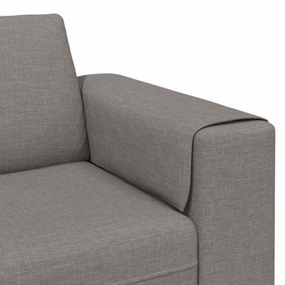 Sofa Sæt 3 Pcs Gråbrun Stof - Billede 7