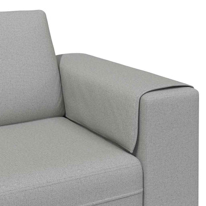 Sofa Sæt 3 Pcs Sky Grey Stof - Billede 7