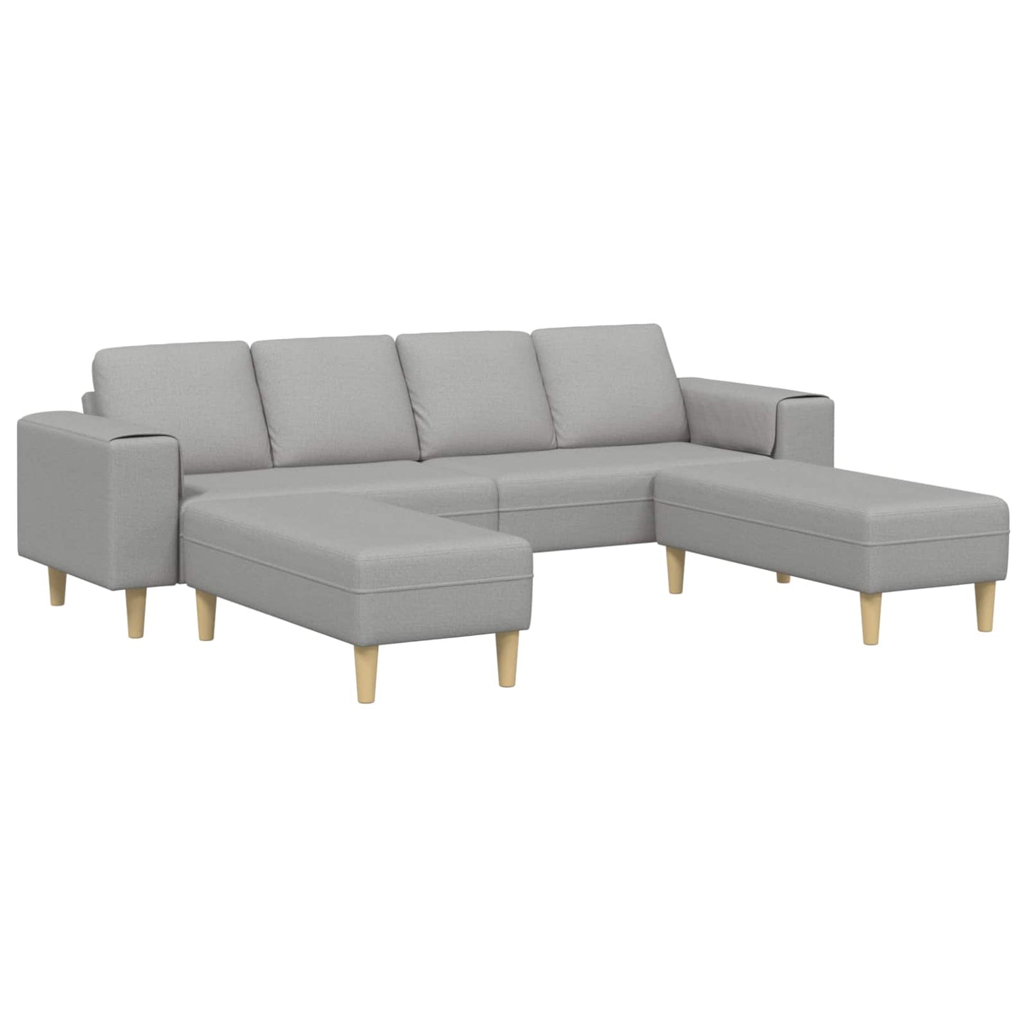 Stue Sofa 3 Dele 250 X 188 X 76 Cm Polyester - Billede 2
