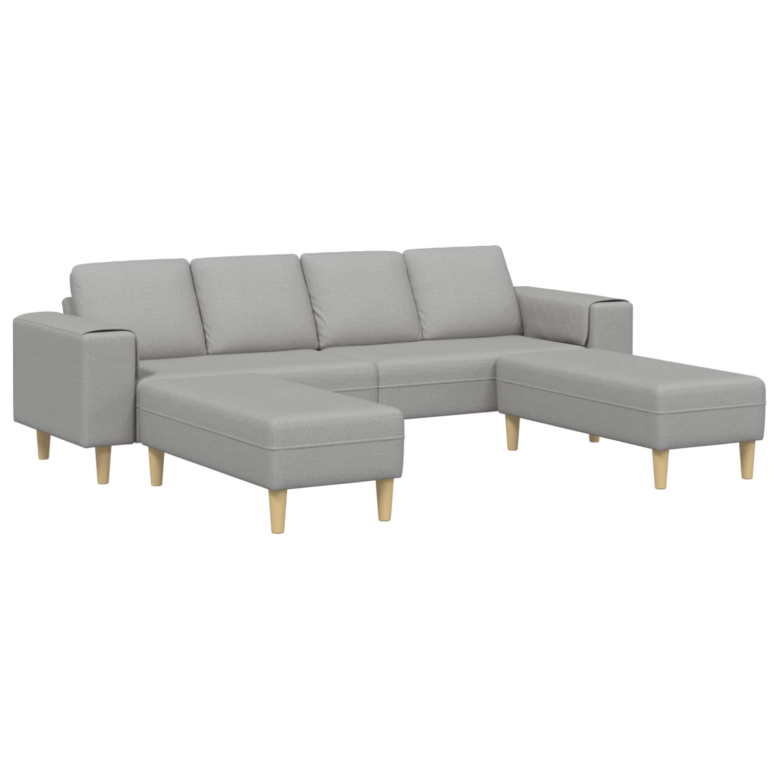 Stue Sofa 3 Dele 250 X 188 X 76 Cm Polyester - Billede 2