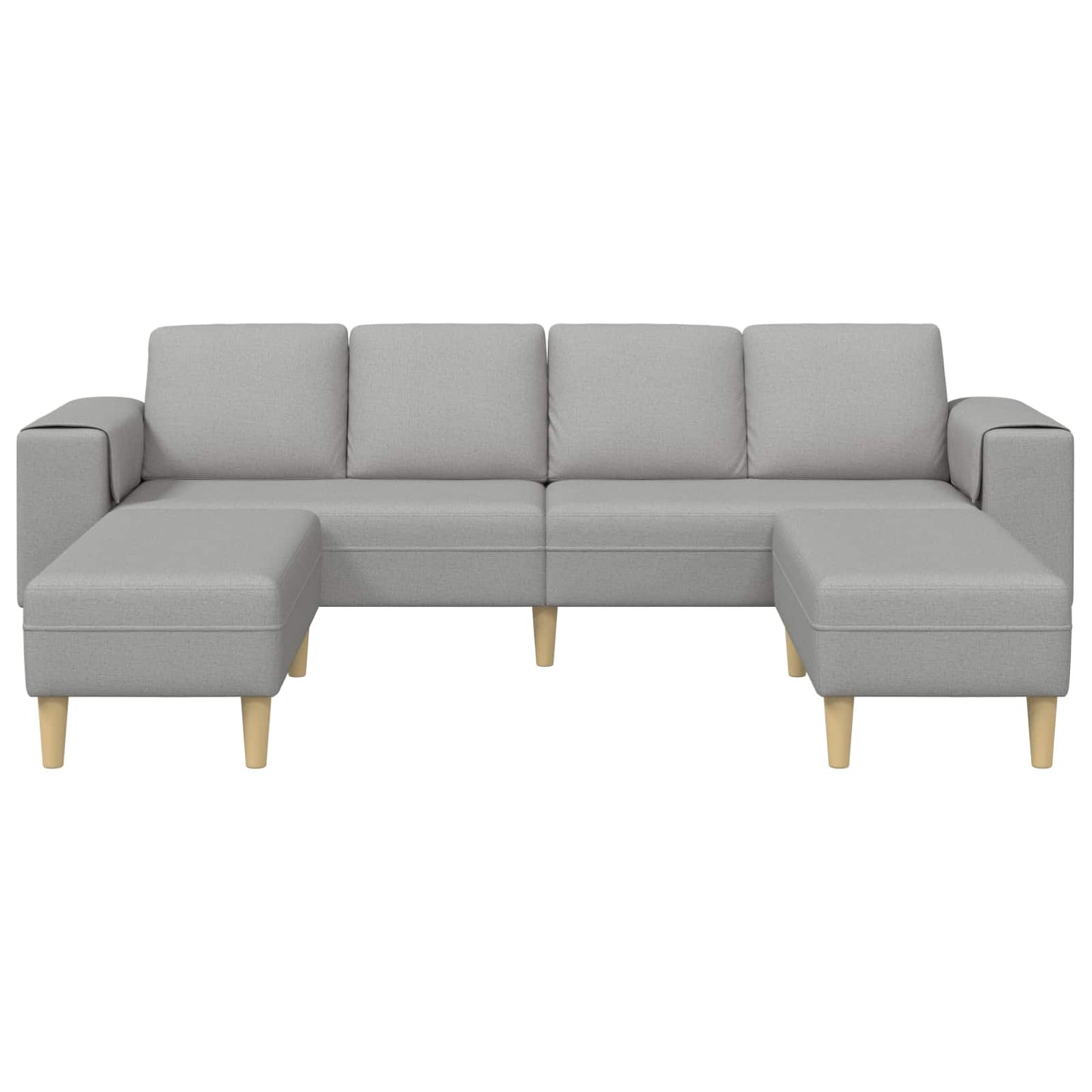 Stue Sofa 3 Dele 250 X 188 X 76 Cm Polyester - Billede 4