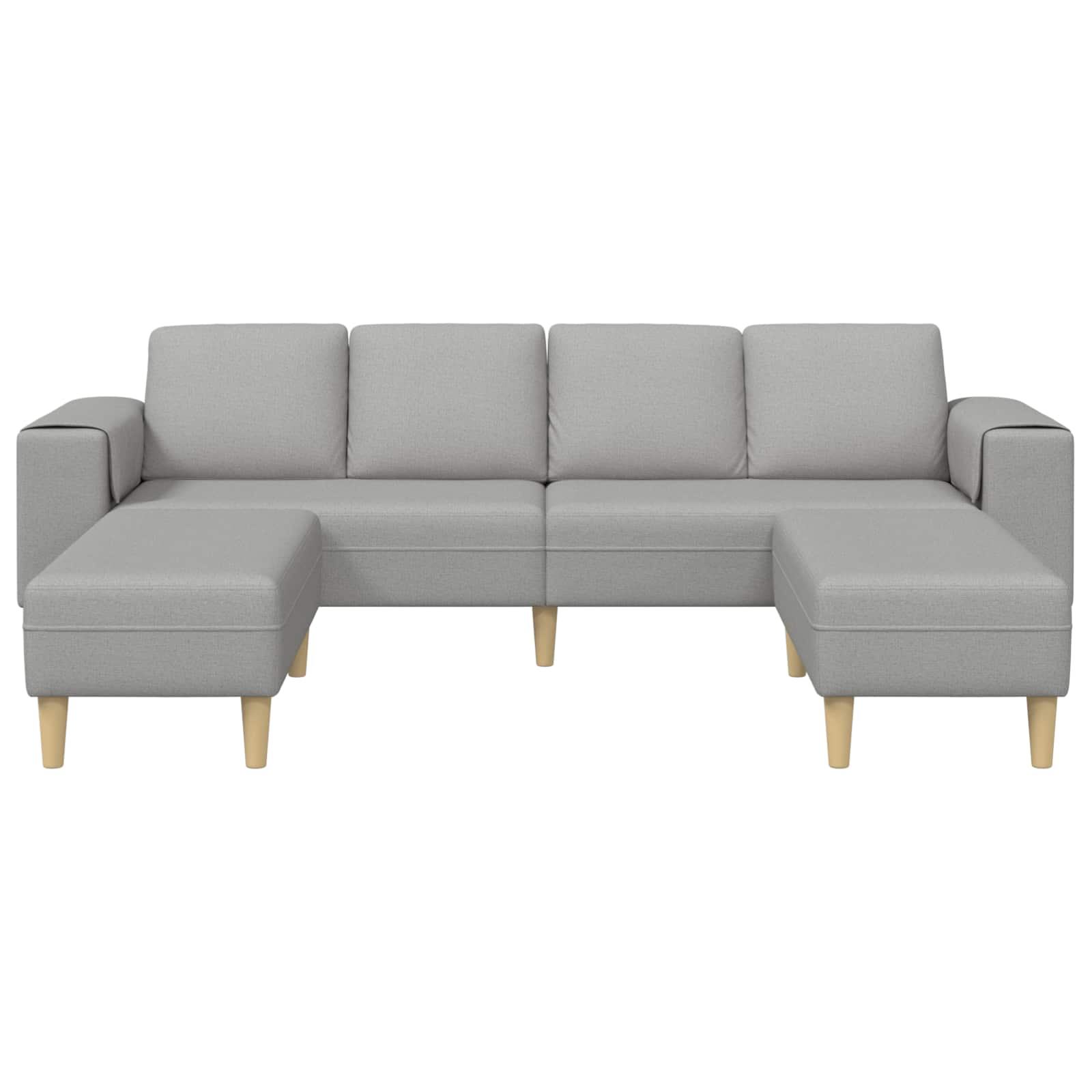 Stue Sofa 3 Dele 250 X 188 X 76 Cm Polyester - Billede 4