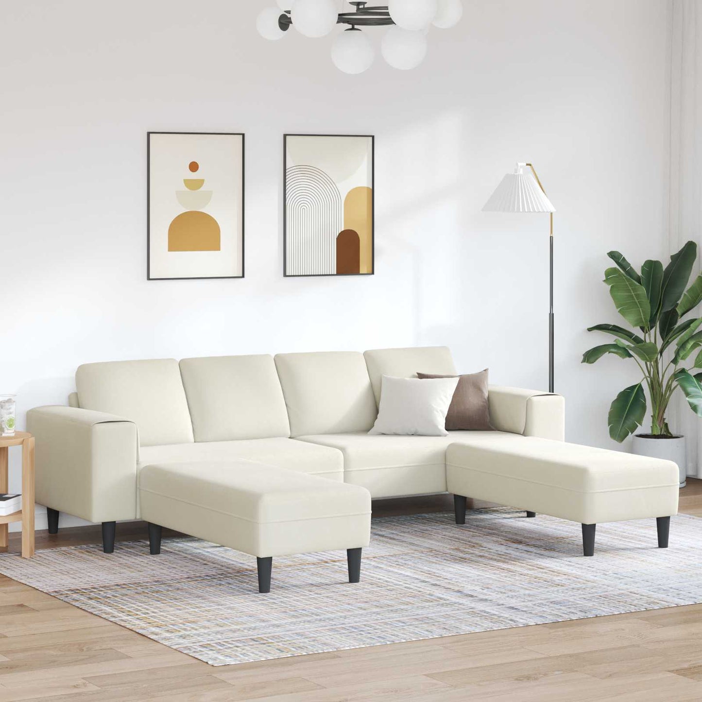 Stue Sofa 3 Dele 250 X 188 X 76 Cm - Variant 3335129
