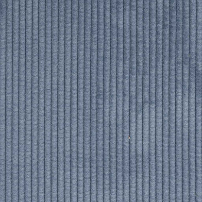 Stof Sofa Med Pude Blå Corduroy Stof - Billede 9