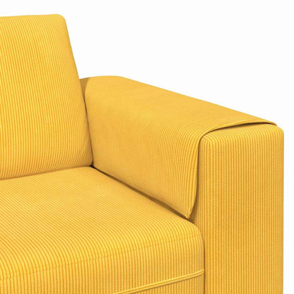 Stof Sofa Lys Gul Corduroy Stof - Billede 7