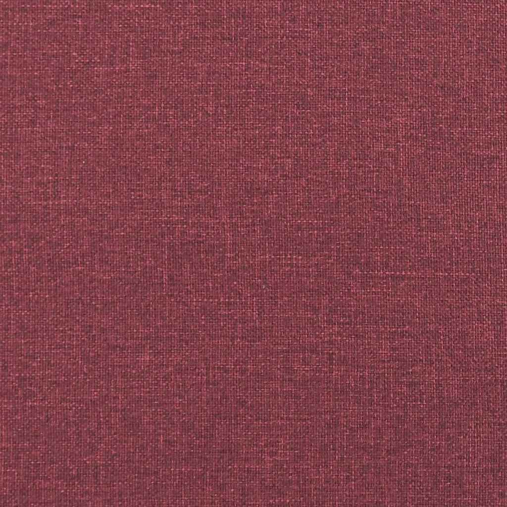 Stof Sofa Med Pude Vinrød 208 Cm Stof - Billede 8