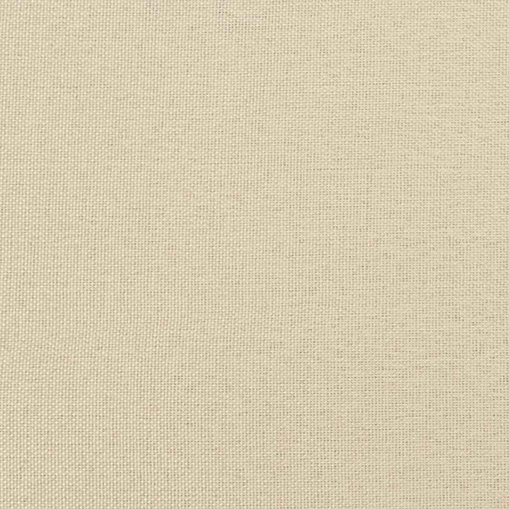 Stof Sofa Med Pude Creme 208 Cm Stof - Billede 8
