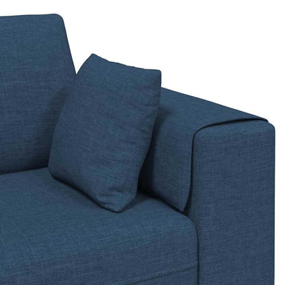 Stof Sofa Med Pude Blå 208 Cm Stof - Billede 7