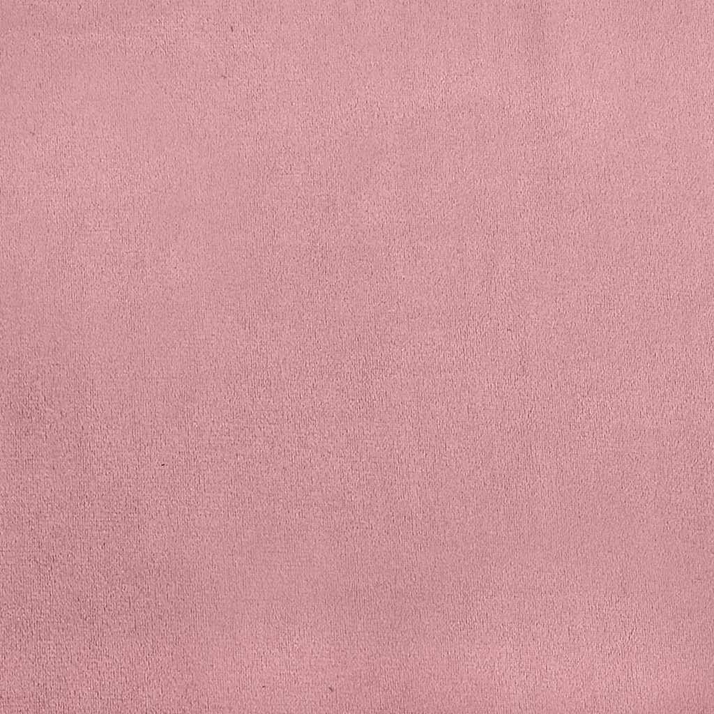Fløjls Sofa Med Pude Lyserød 209 Cm Fløjl - Billede 8