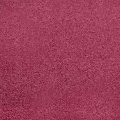 Fløjls Sofa Med Pude Vinrød 208 Cm Fløjl - Billede 8