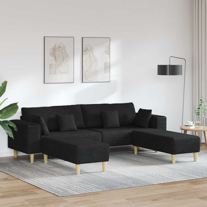 Sofa Med Pude 3 Dele Stof - Variant 3335164