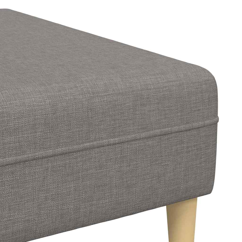 Stof Sofa Med Pude Gråbrun 208 Cm Stof - Billede 8