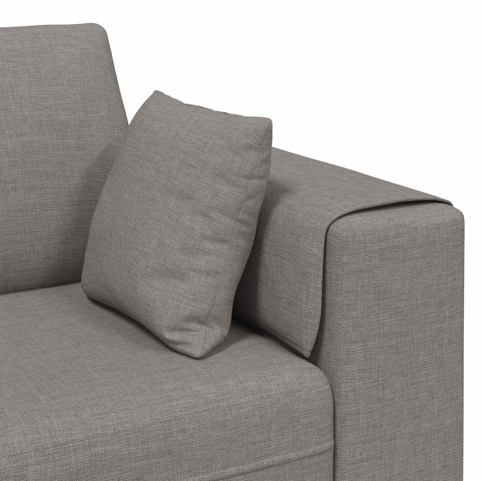 Sofa Med Pude 3 Dele Stof - Billede 7