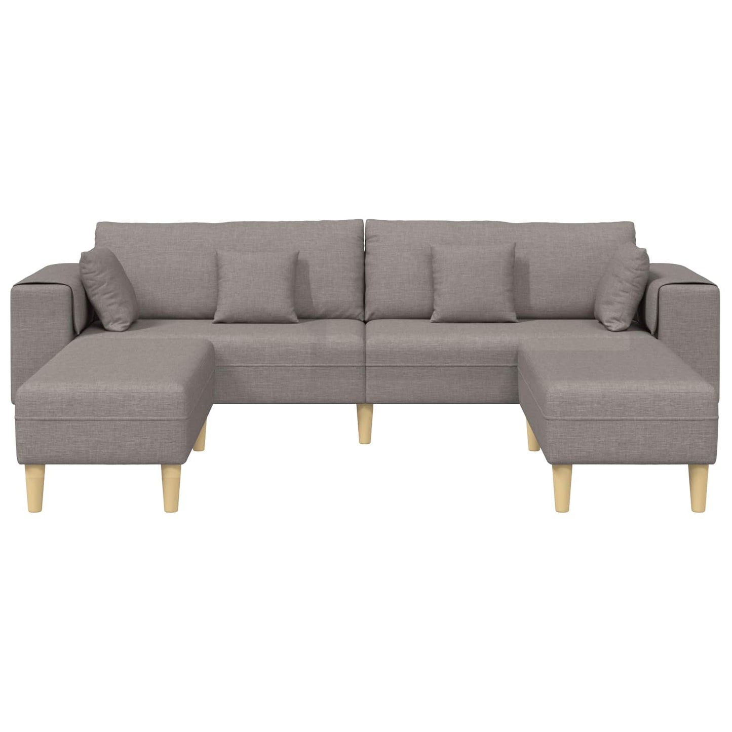 Sofa Med Pude 3 Dele Stof - Billede 4