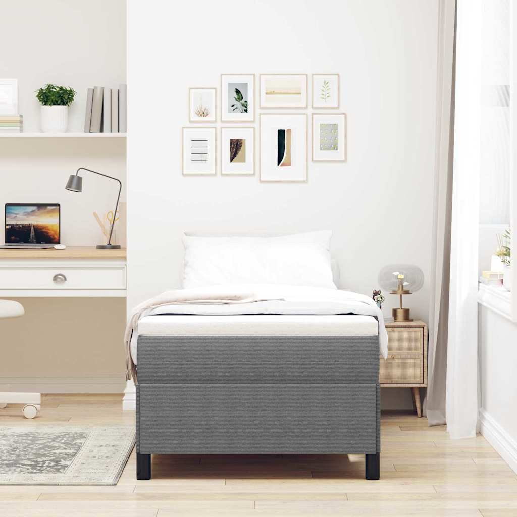 Box Spring Seng Velourstof - Billede 3
