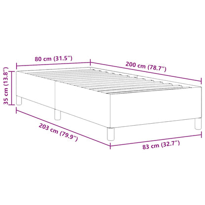 Box Spring Seng Velourstof - Billede 10