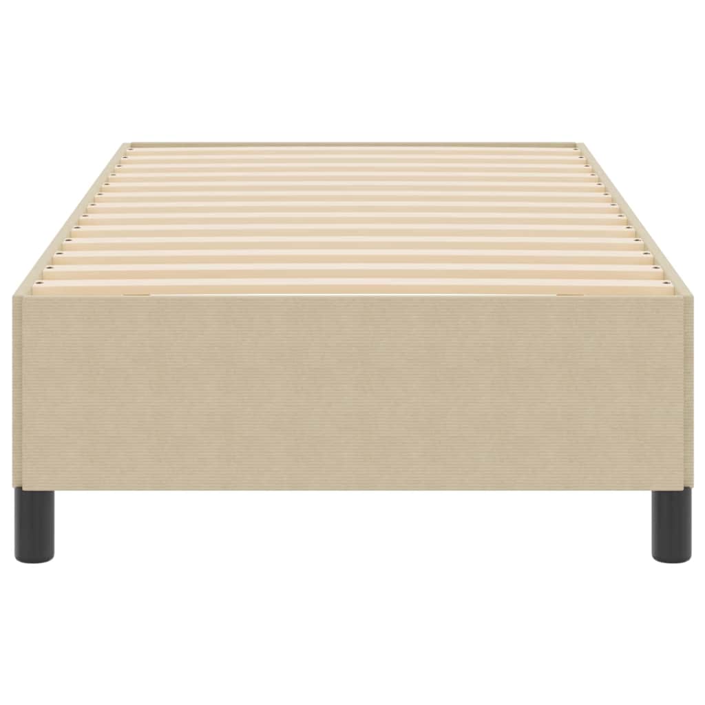 Sengestel Grågrøn 90 200 Cm Corduroy Stof - Billede 4