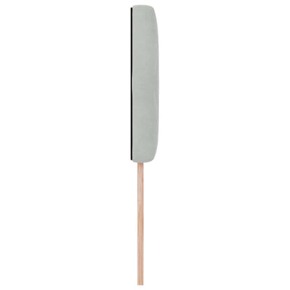 Fløjl Sengegavl Argyle Med Hovedgærde Lysegrå 90 Cm Fløjl - Billede 6
