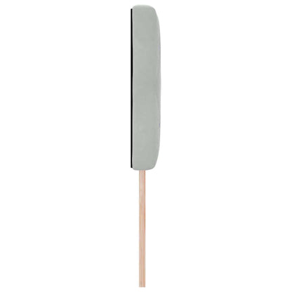 Fløjl Sengegavl Argyle Med Hovedgærde Lysegrå 160 Cm Fløjl - Billede 5